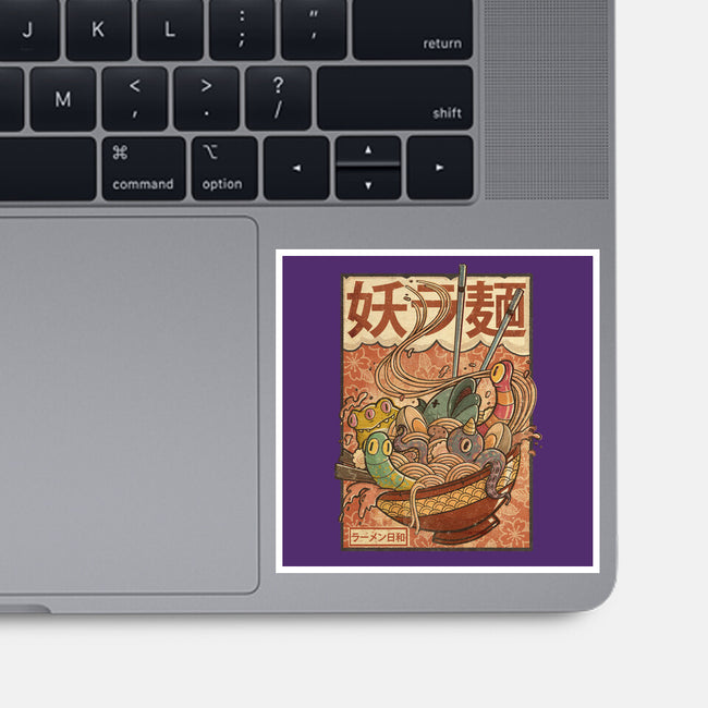Creature Ramen-None-Glossy-Sticker-Mike Koubou