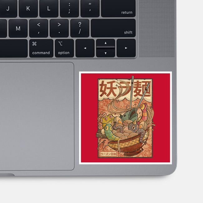 Creature Ramen-None-Glossy-Sticker-Mike Koubou