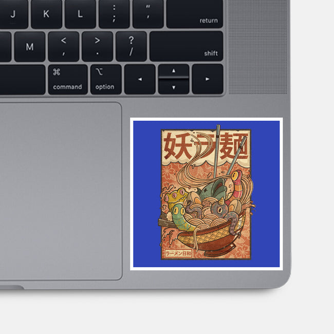 Creature Ramen-None-Glossy-Sticker-Mike Koubou