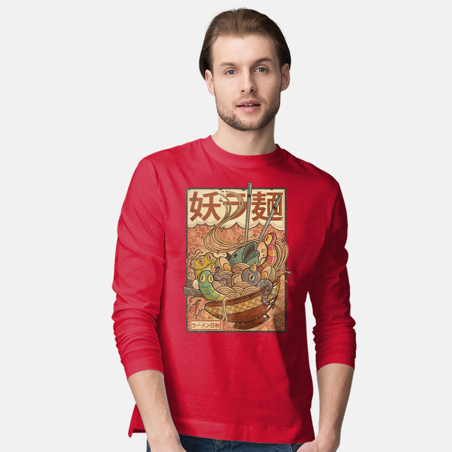 Creature Ramen-Mens-Long Sleeved-Tee-Mike Koubou