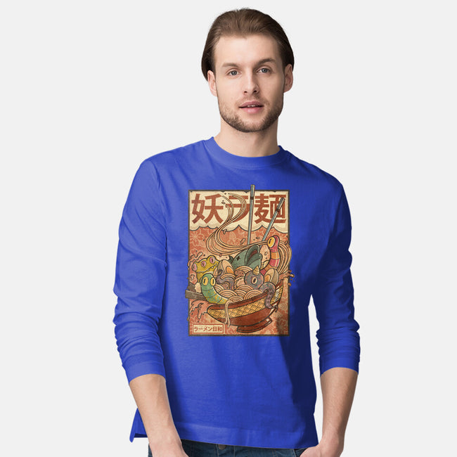Creature Ramen-Mens-Long Sleeved-Tee-Mike Koubou