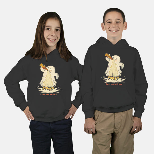Can't Hold A Drink-Youth-Pullover-Sweatshirt-Mike Koubou