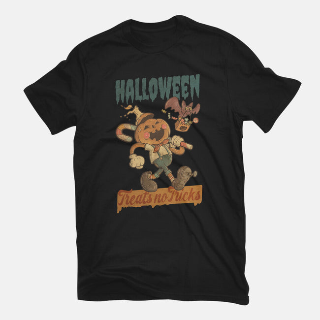 Treats No Tricks-Mens-Heavyweight-Tee-Mike Koubou