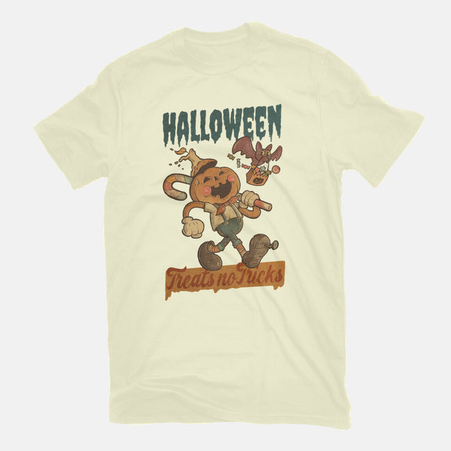 Treats No Tricks-Mens-Basic-Tee-Mike Koubou