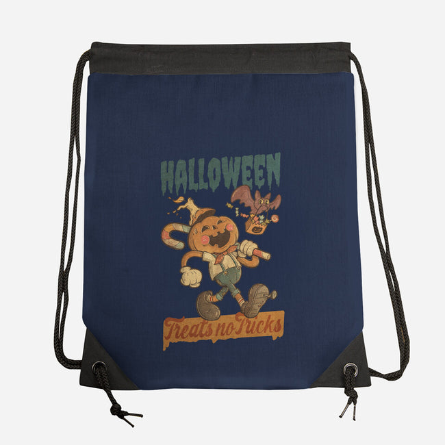 Treats No Tricks-None-Drawstring-Bag-Mike Koubou