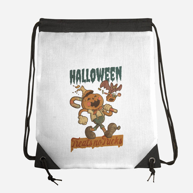 Treats No Tricks-None-Drawstring-Bag-Mike Koubou