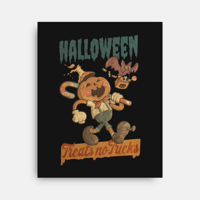 Treats No Tricks-None-Stretched-Canvas-Mike Koubou