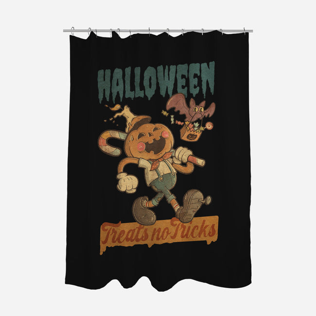 Treats No Tricks-None-Polyester-Shower Curtain-Mike Koubou