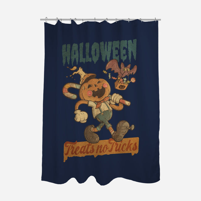 Treats No Tricks-None-Polyester-Shower Curtain-Mike Koubou