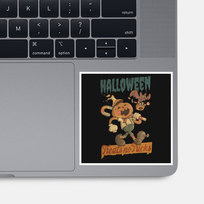 Treats No Tricks-None-Glossy-Sticker-Mike Koubou