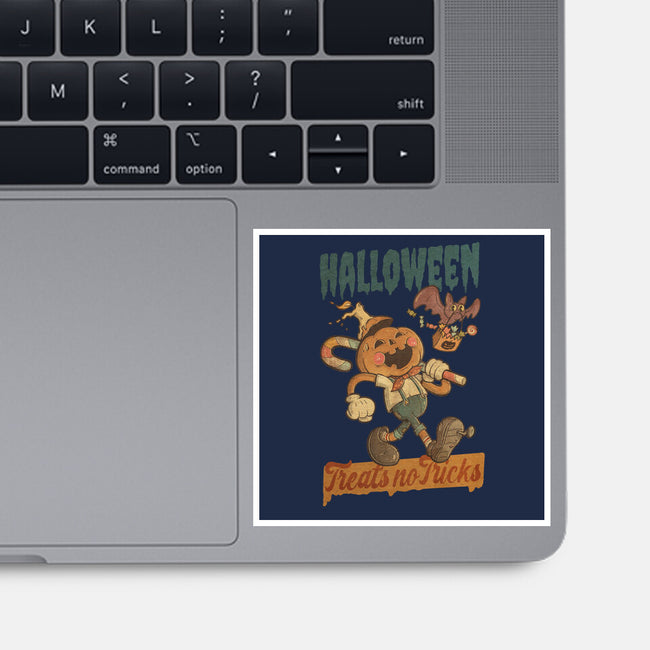 Treats No Tricks-None-Glossy-Sticker-Mike Koubou