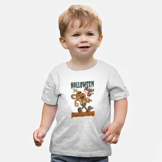 Treats No Tricks-Baby-Basic-Tee-Mike Koubou