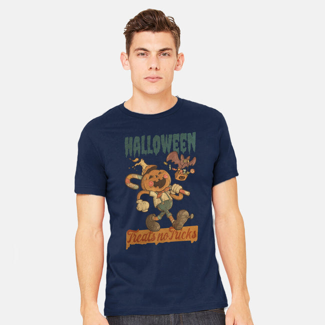 Treats No Tricks-Mens-Heavyweight-Tee-Mike Koubou