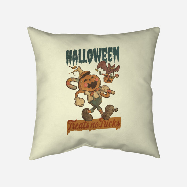 Treats No Tricks-None-Removable Cover w Insert-Throw Pillow-Mike Koubou