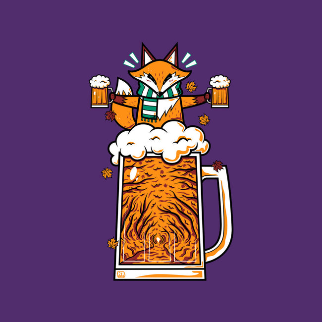 Fox Beer And Fall Season-Unisex-Kitchen-Apron-krisren28