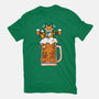 Fox Beer And Fall Season-Mens-Basic-Tee-krisren28