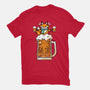 Fox Beer And Fall Season-Womens-Fitted-Tee-krisren28