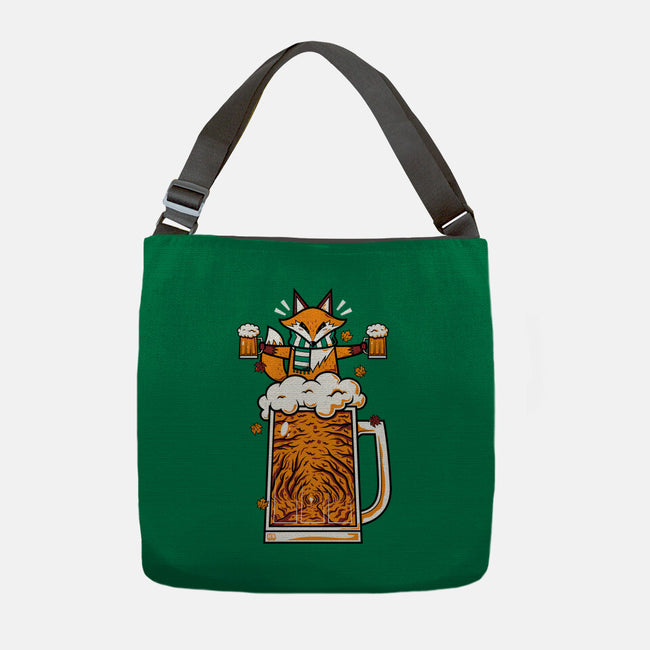 Fox Beer And Fall Season-None-Adjustable Tote-Bag-krisren28
