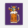 Fox Beer And Fall Season-None-Stretched-Canvas-krisren28
