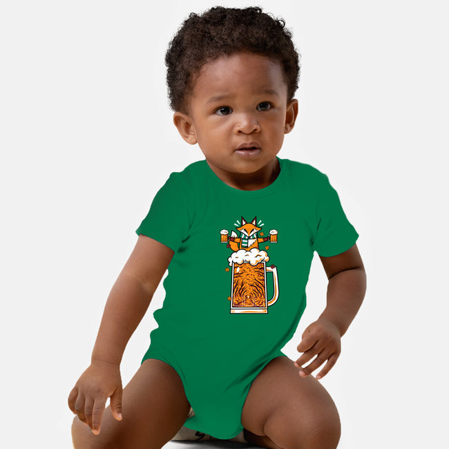 Fox Beer And Fall Season-Baby-Basic-Onesie-krisren28