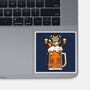 Fox Beer And Fall Season-None-Glossy-Sticker-krisren28