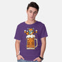 Fox Beer And Fall Season-Mens-Basic-Tee-krisren28