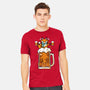 Fox Beer And Fall Season-Mens-Heavyweight-Tee-krisren28