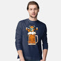 Fox Beer And Fall Season-Mens-Long Sleeved-Tee-krisren28