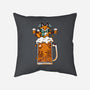 Fox Beer And Fall Season-None-Removable Cover w Insert-Throw Pillow-krisren28