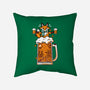 Fox Beer And Fall Season-None-Removable Cover w Insert-Throw Pillow-krisren28