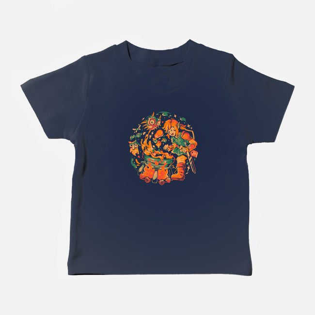 The Legend Of Stew-Baby-Basic-Tee-eduely