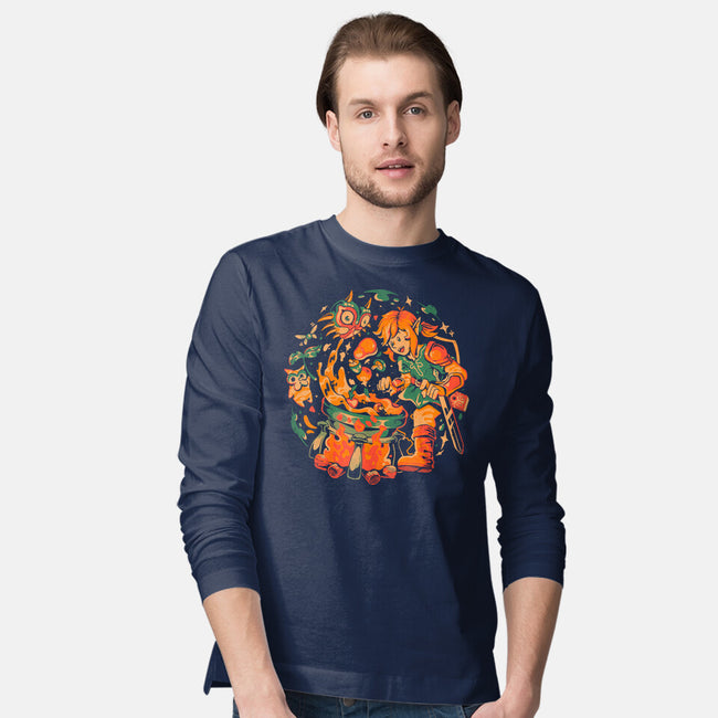The Legend Of Stew-Mens-Long Sleeved-Tee-eduely