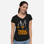 Spooky Fiction-Womens-V-Neck-Tee-Arigatees
