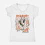 Time Ender-Womens-V-Neck-Tee-Henrique Torres