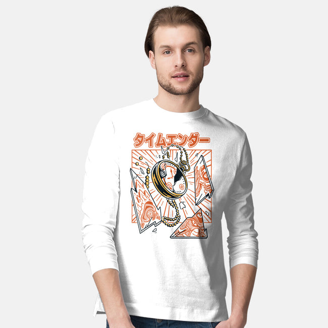 Time Ender-Mens-Long Sleeved-Tee-Henrique Torres