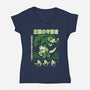 Guardian Of The Kingdom-Womens-V-Neck-Tee-Henrique Torres
