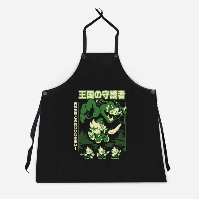 Guardian Of The Kingdom-Unisex-Kitchen-Apron-Henrique Torres