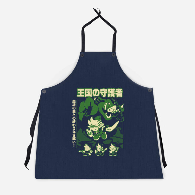 Guardian Of The Kingdom-Unisex-Kitchen-Apron-Henrique Torres