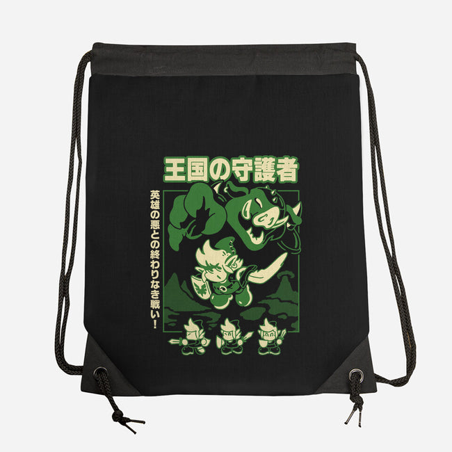 Guardian Of The Kingdom-None-Drawstring-Bag-Henrique Torres