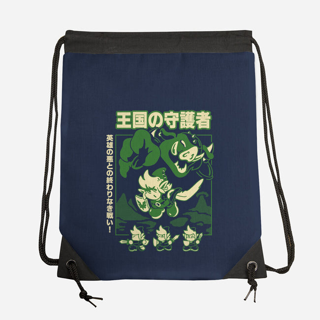 Guardian Of The Kingdom-None-Drawstring-Bag-Henrique Torres