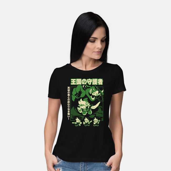 Guardian Of The Kingdom-Womens-Basic-Tee-Henrique Torres