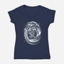 The Meowky Way-Womens-V-Neck-Tee-zascanauta