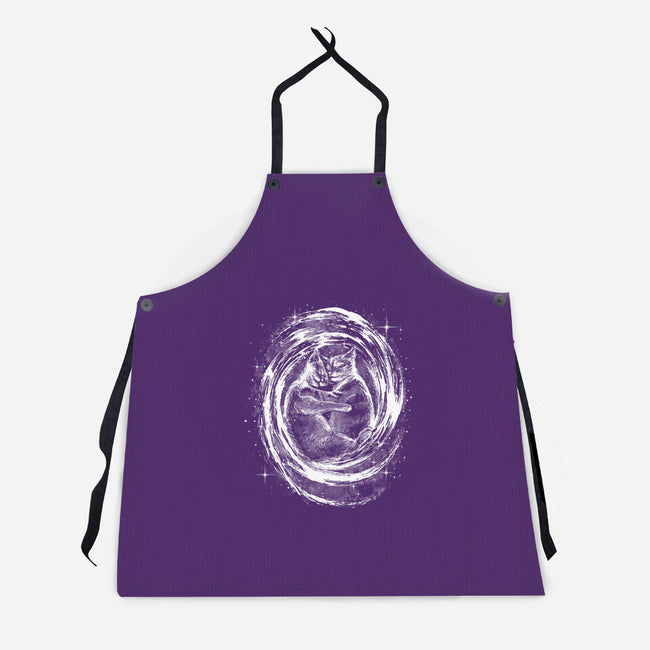 The Meowky Way-Unisex-Kitchen-Apron-zascanauta