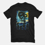 Dragon In Strry Night-Mens-Heavyweight-Tee-fanfabio