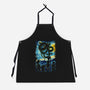 Dragon In Strry Night-Unisex-Kitchen-Apron-fanfabio