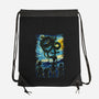 Dragon In Strry Night-None-Drawstring-Bag-fanfabio