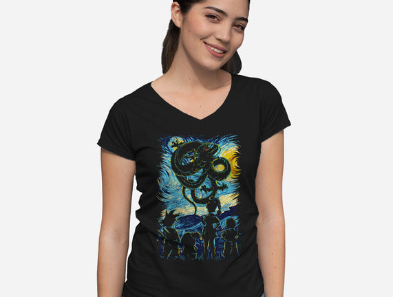 Dragon In Strry Night