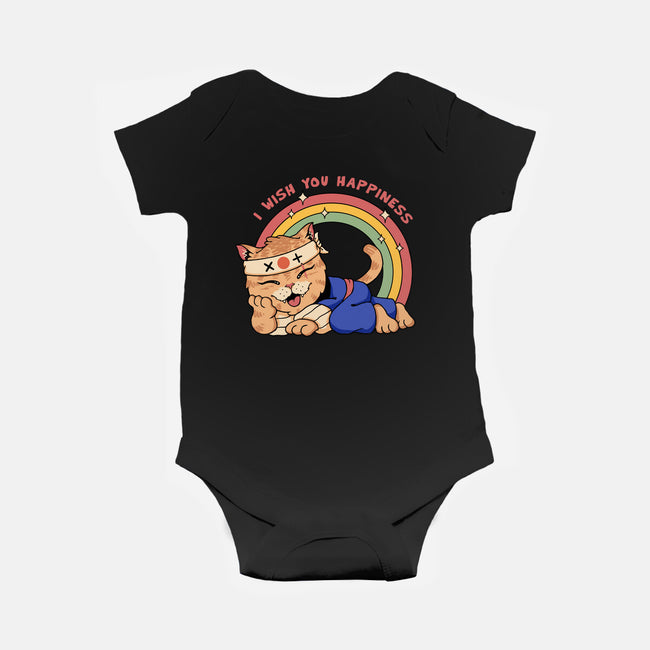 Happy Meowster-Baby-Basic-Onesie-vp021
