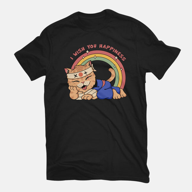 Happy Meowster-Womens-Fitted-Tee-vp021
