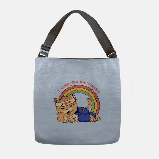 Happy Meowster-None-Adjustable Tote-Bag-vp021